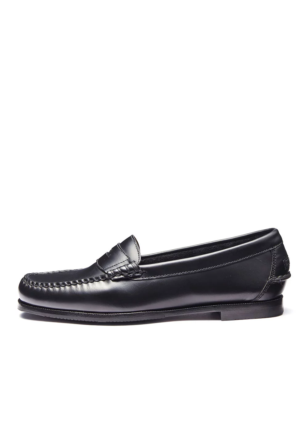 MOCASSIN W BEEFROLL CUIR NOIR