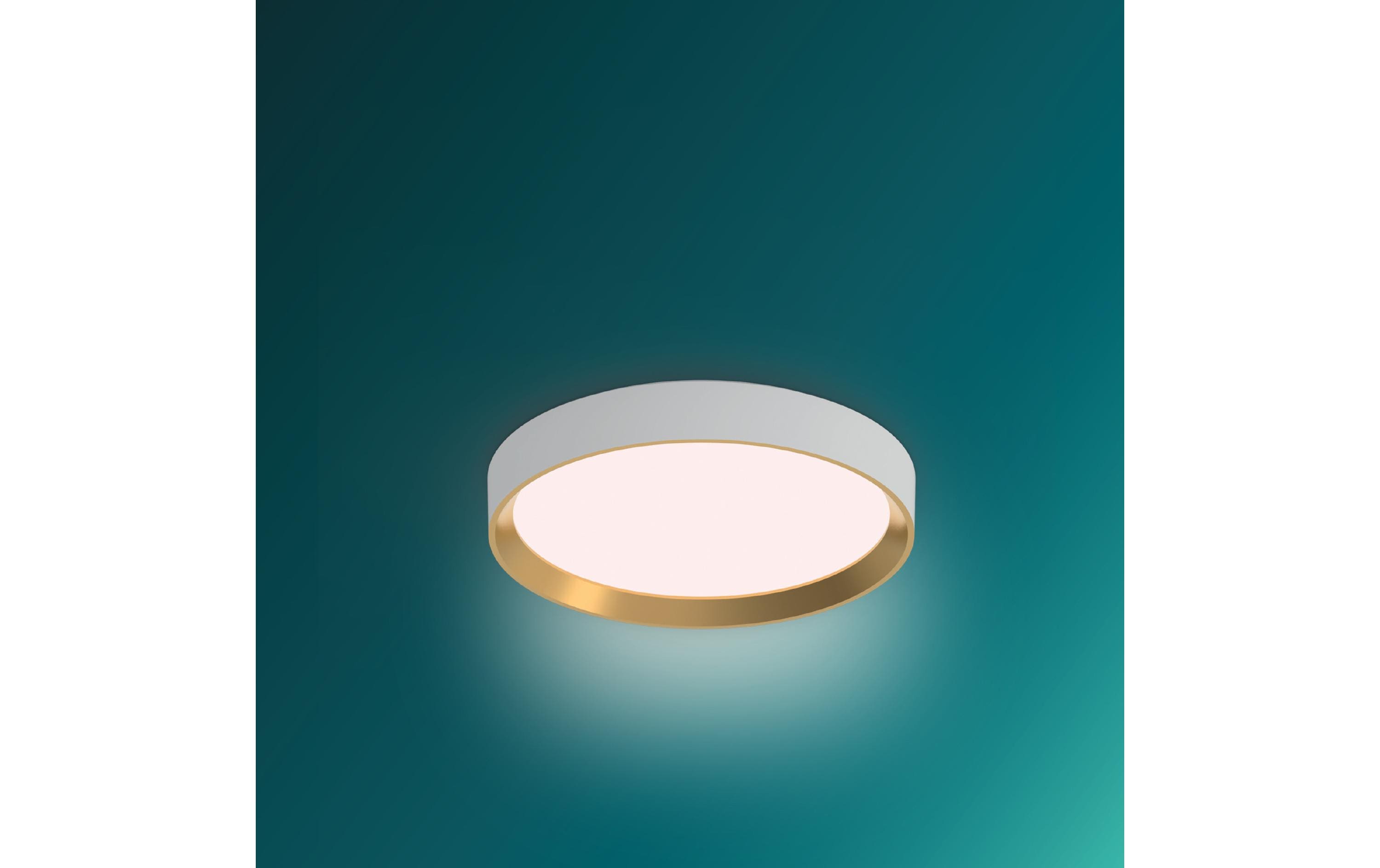 Deckenleuchte Hanno SceneSwitch 2700K, 2700 Lm, Weiss-GoldDeckenleuchte im modernen und schlichten Design