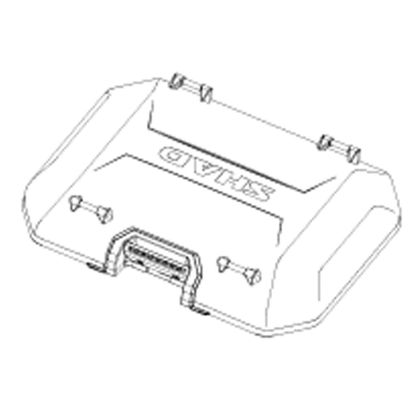 Couvercle Top case Shad TERRA TR55 - Noir