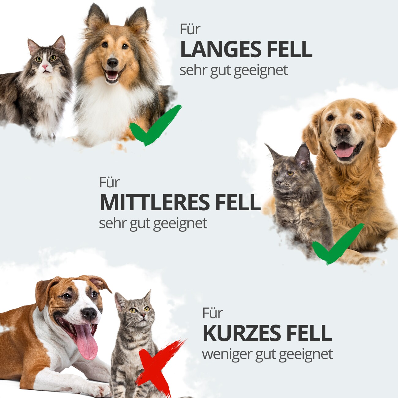 Schlitzohr Unterfellbürste Cookie