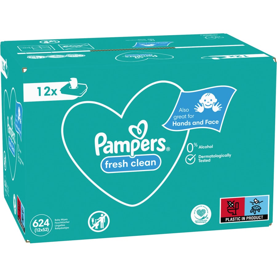 Pampers Harmonie Gr. 4, 9-14 kg, Monatsbox 174 Windeln