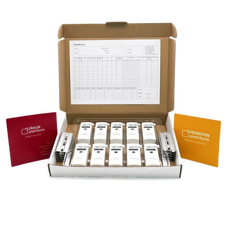 Zhler Plattform 565 Electronic Heating Cost Distributor with Seal and Thermal Plate