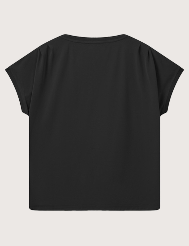 MOS MOSH T-SHIRT FEMME TEKIS NOIR