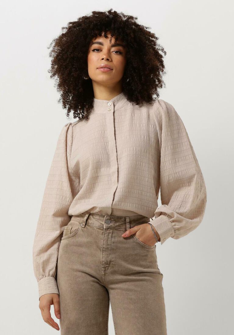 SECOND FEMALE beige second female blouse seer shirt
