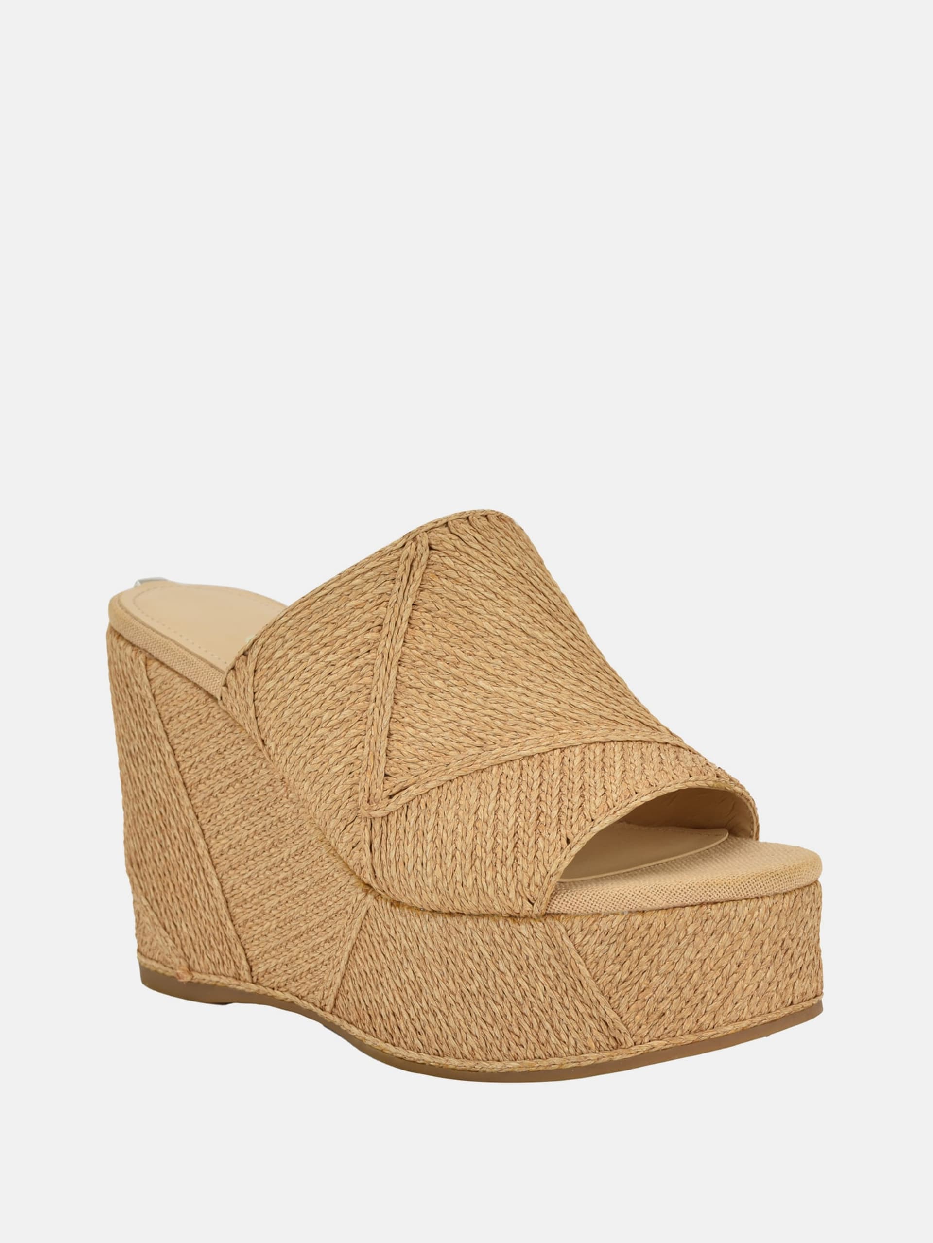 Sapatos de plataforma Evenz em ráfia