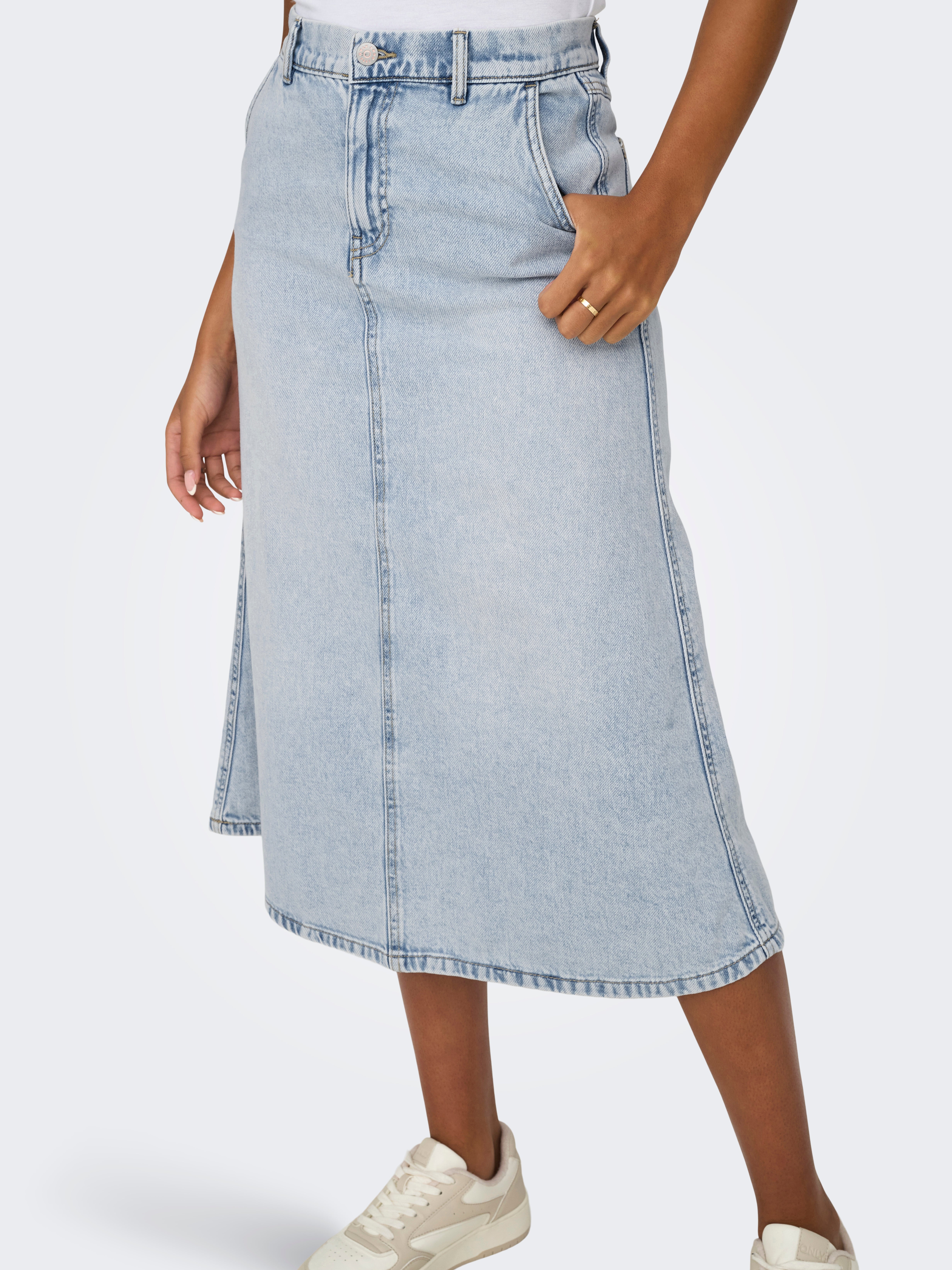 ONLMINDY Jeansrock Light Blue Denim