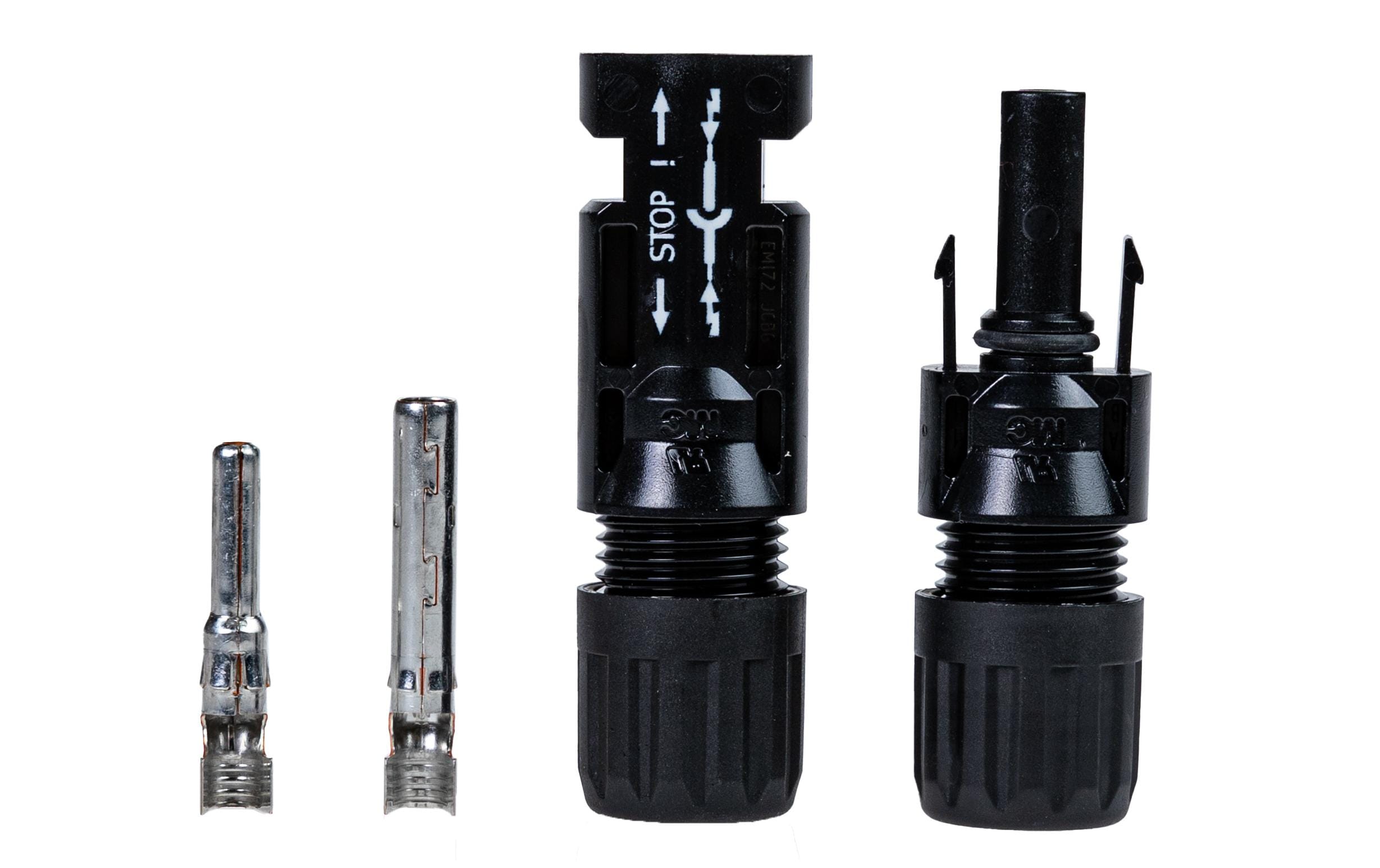 Steckverbinder Set MC4 Stecker & KupplungMC4 Stecker Set für Solarkabel