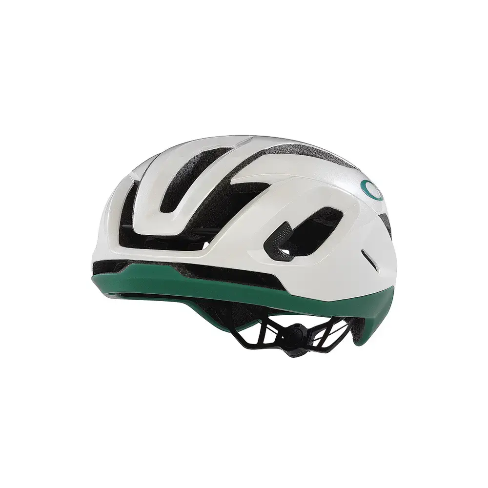 Oakley ARO5 Race EU Fietshelm Mat Wit/Groen/Blauw