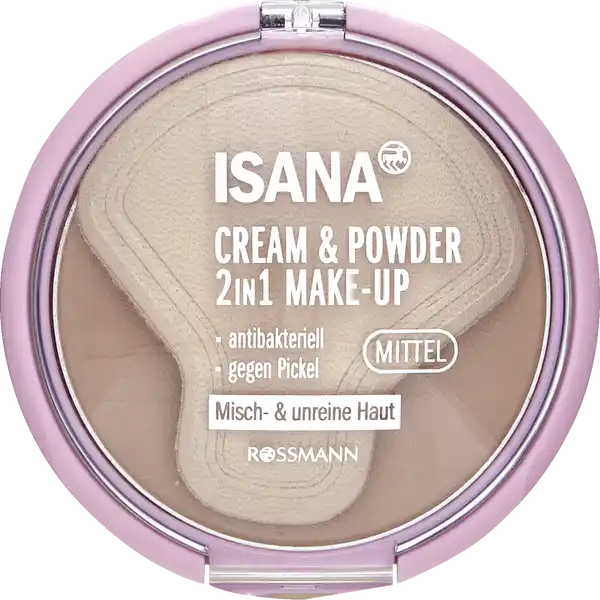 ISANA CREAM & POWDER 2IN1 MAKE-UP MITTEL