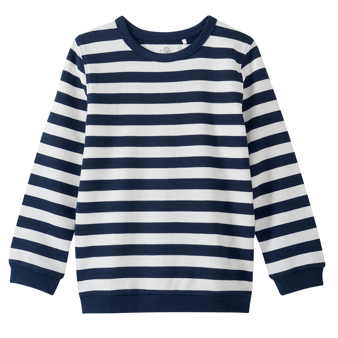 Topolino Jungen Langarmshirt mit Streifen dunkelblau
