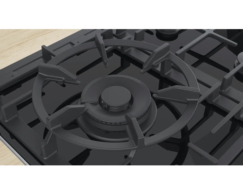 Bosch gaskookplaat met glaskeramisch oppervlak, 91,6 x 52,7 cm, 5 kookzones, PRS9A6B70D