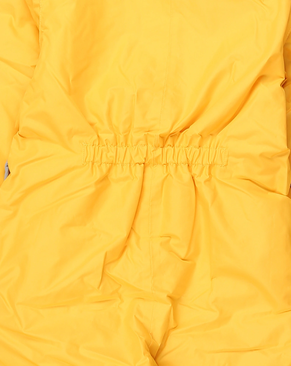 Regen-Overall PIKKUMINI mit Innenfleece in yellow