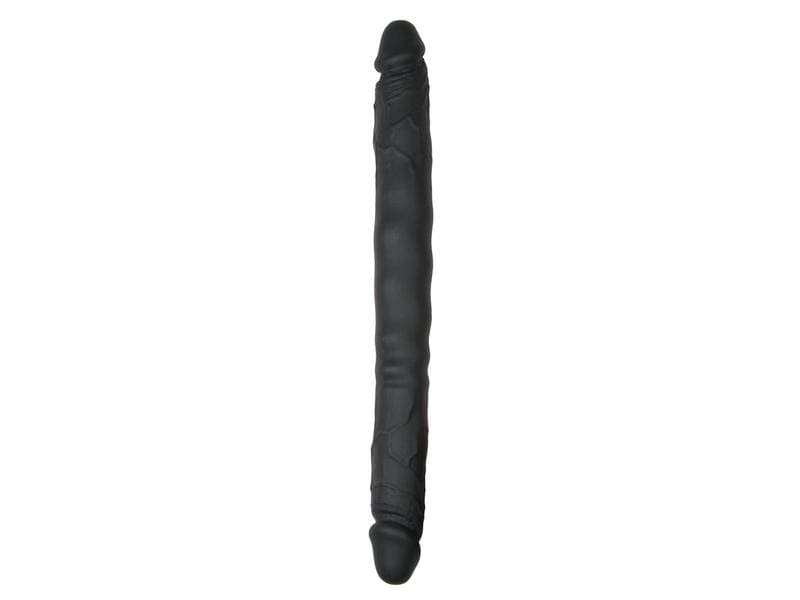 Easytoys Doppelendiger Dildo Schwarz Extragrosser Doppeldildo