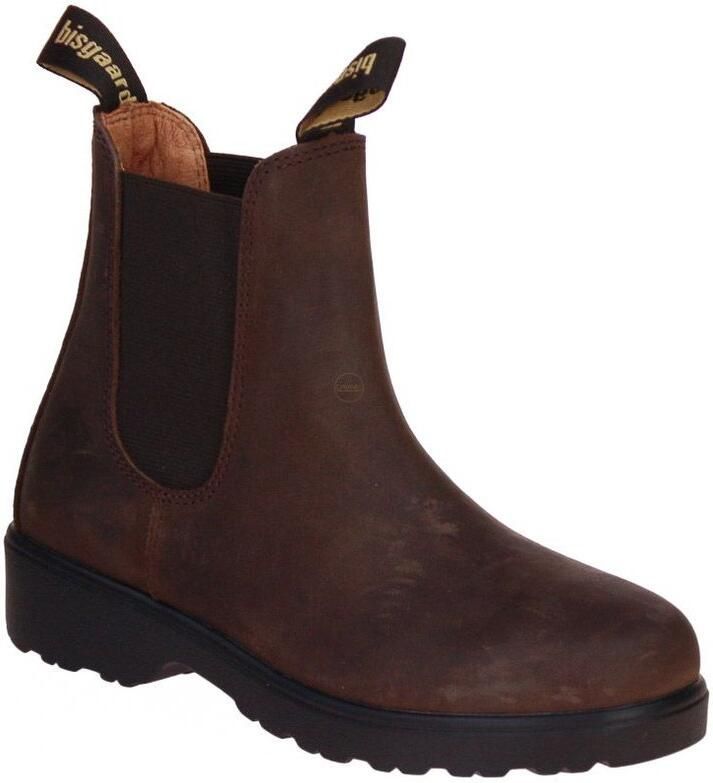 Bisgaard Kim leren chelsea boots donkerbruin