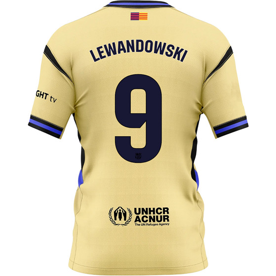 Nike FC Barcelona Uit Shirt Lewandowski 9