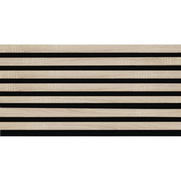 Lattenwand Decowall Acoustic licht eiken 260x30cm,2 stuks (1.56m2)