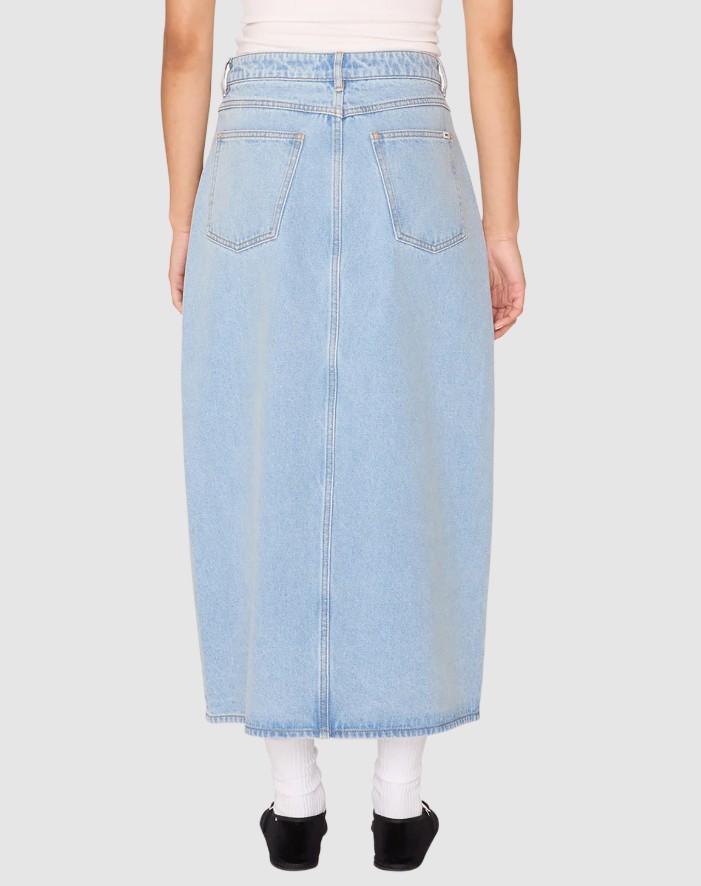 Obey Simplex Denim Skirt Cirrus