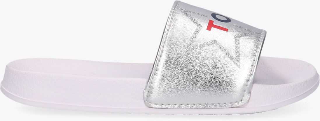 TOMMY HILFIGER zilveren tommy hilfiger badslippers 30890