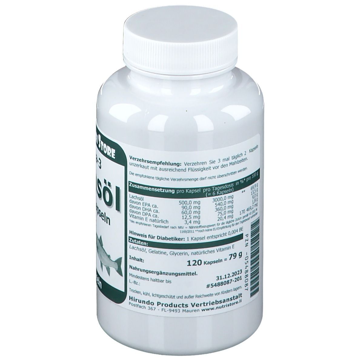 Omega-3 Lachsöl 500 mg