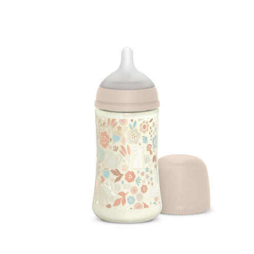Biberon 270ml tétine SXPro M Wonderland Rose - SUAVINEX