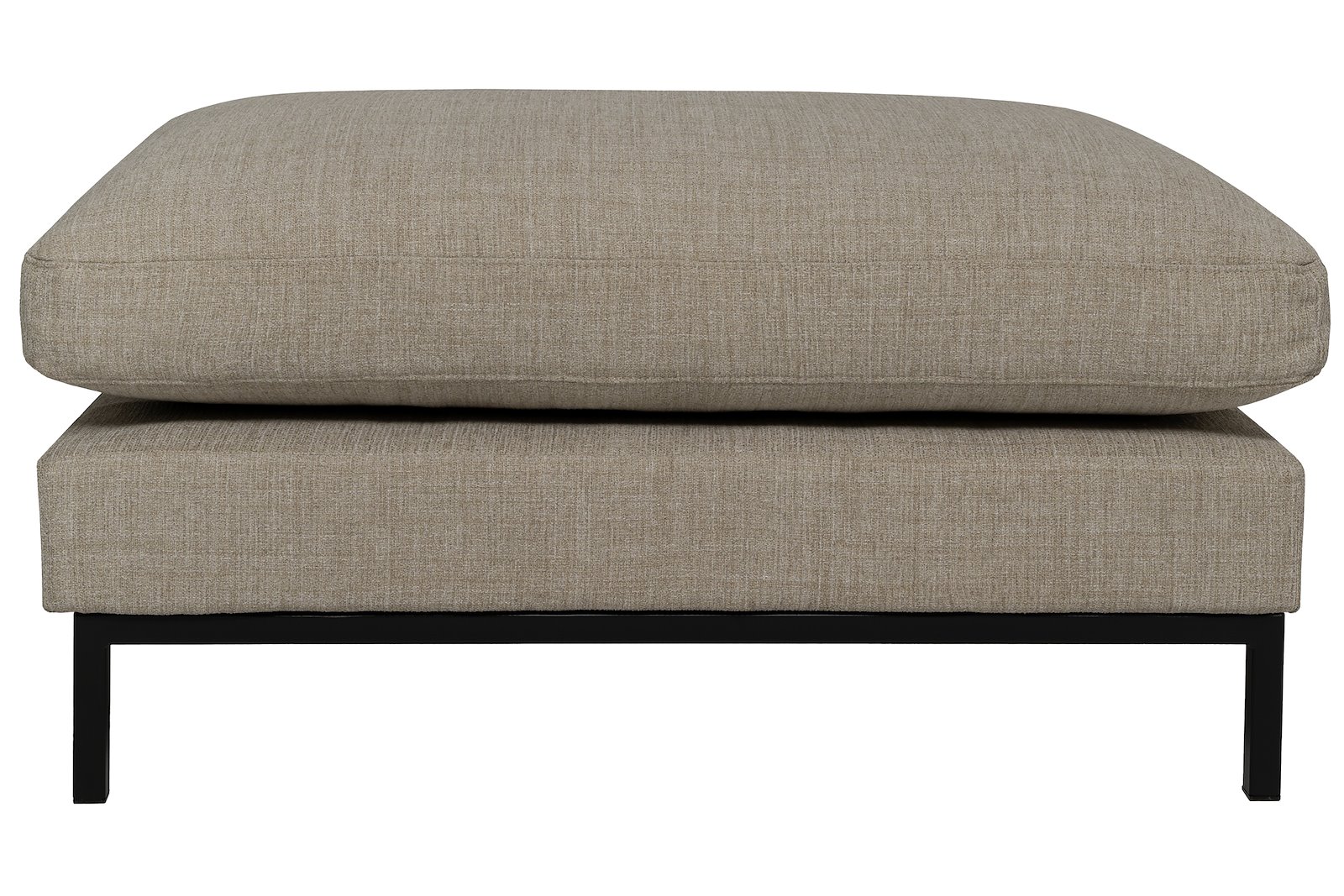 William pall Tekstil Oslo beige med sortlakkert ramme
