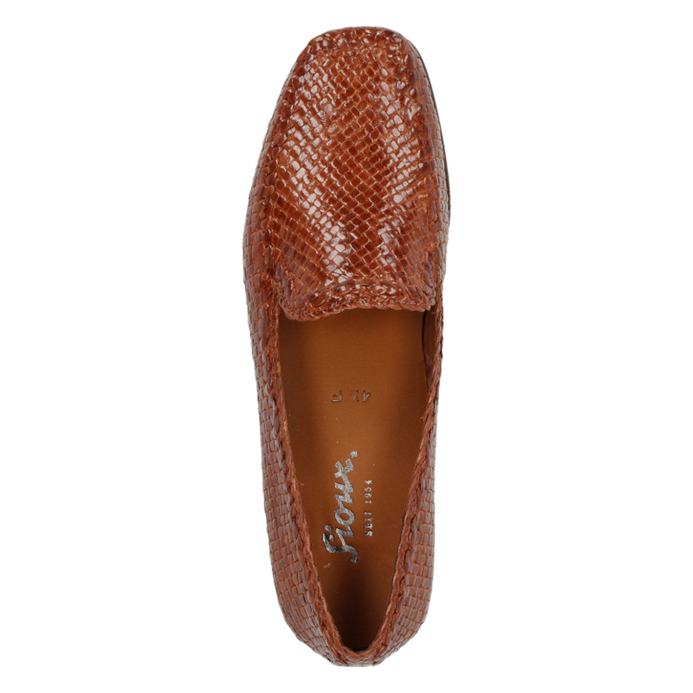 Loafers, kvinder, cognac