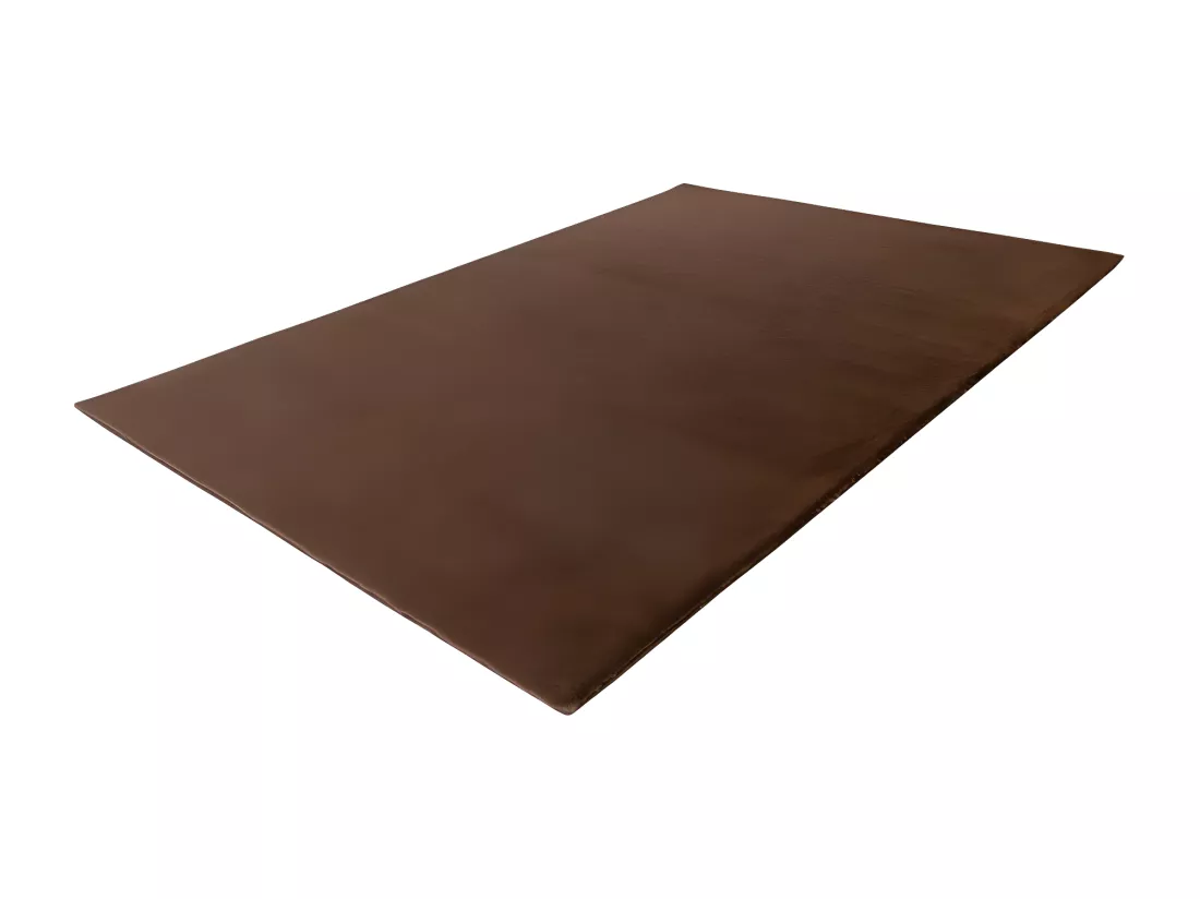 Tapis 170x120cm, design E005N coloris brun - Confort et élégance pour votre intérieur