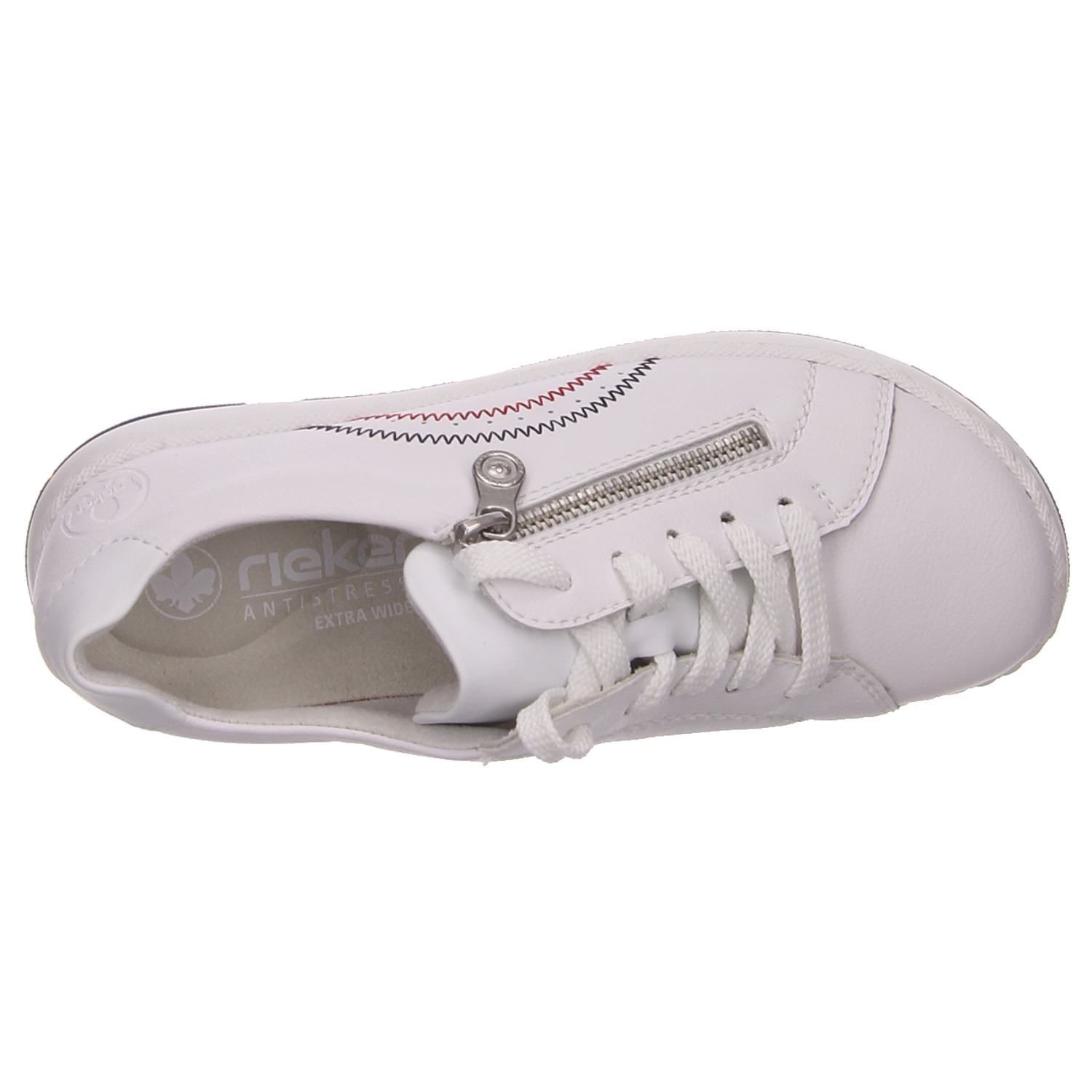 Rieker Halbschuh weiß weiss/weiss kombi