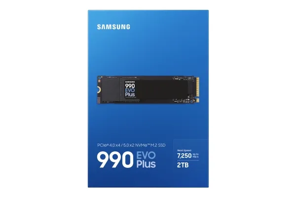 Samsung 990 EVO Plus MZ-V9S2T0 - SSD - krypteret - 2 TB - intern - M.2 2280 - PCIe 5.0 x2 (NVMe) - 256-bit AES - TCG Opal Encryption 2.0
