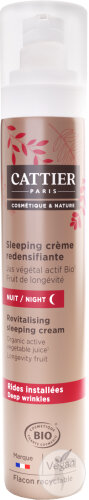 Cattier Soin Nuit Sleeping Crème Redensifiante Rides Installées 50ml