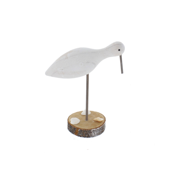 Standdeko - Möwe - weiß/schwarz - ca. 19 x 7 x 18 cm - 1 Stück