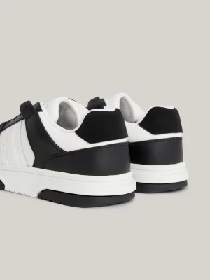 Tênis Brooklyn Leather com sola de borracha colorida