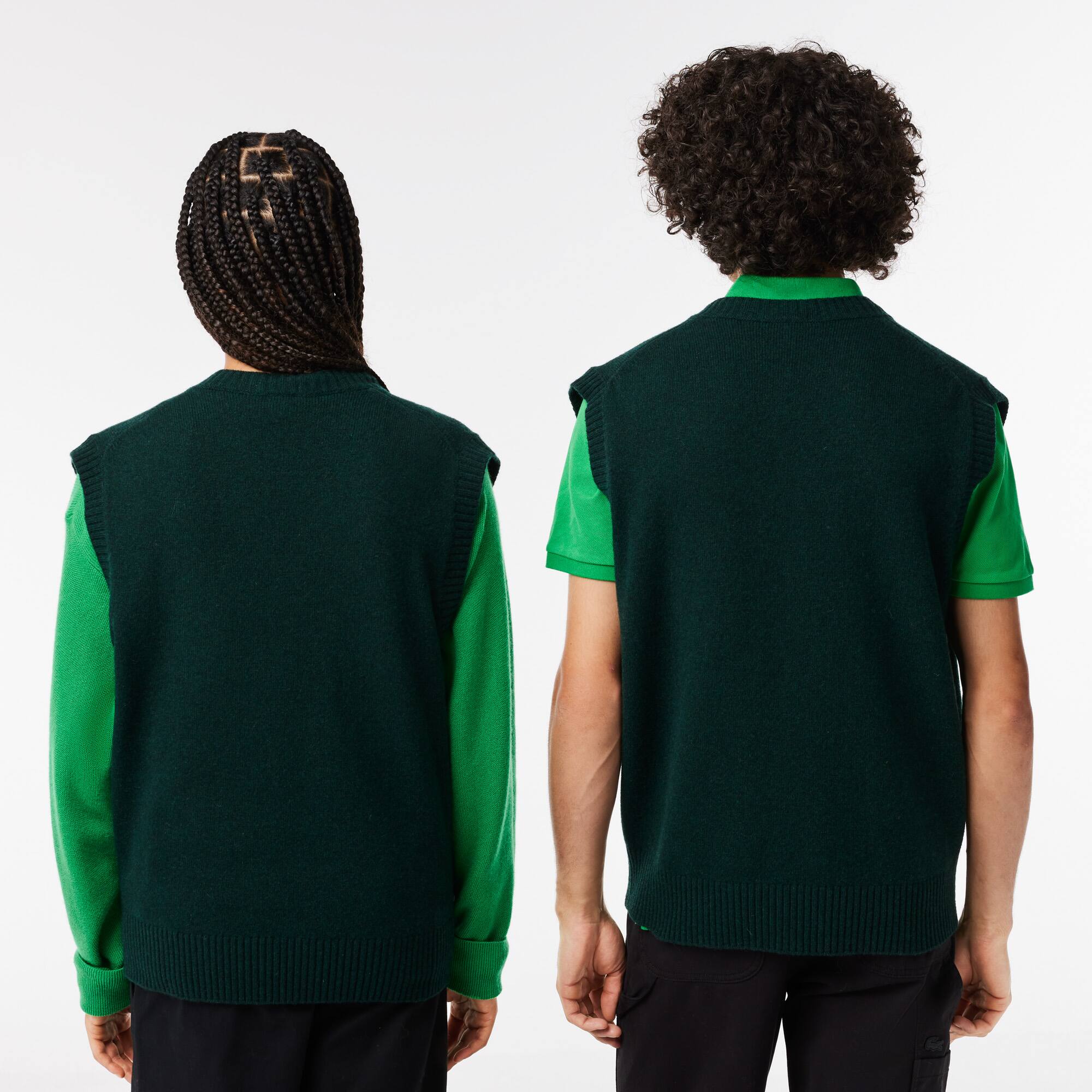 Ärmelloser Pullover mit Golf-Motiv Pullover - Grün - Lacoste - Unisex