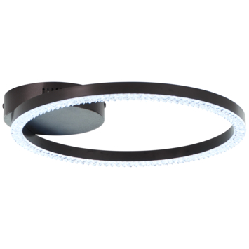 Brilliant plafondlamp Aurelia 11W 1210lumen zwart