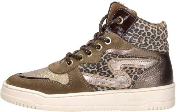 Develab Veterschoen hoog Veterschoen hoog Taupe