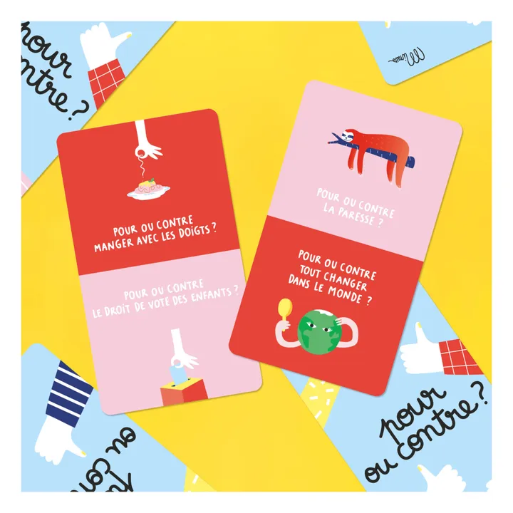 Minus Editions Jeu de cartes - Pour ou contre?