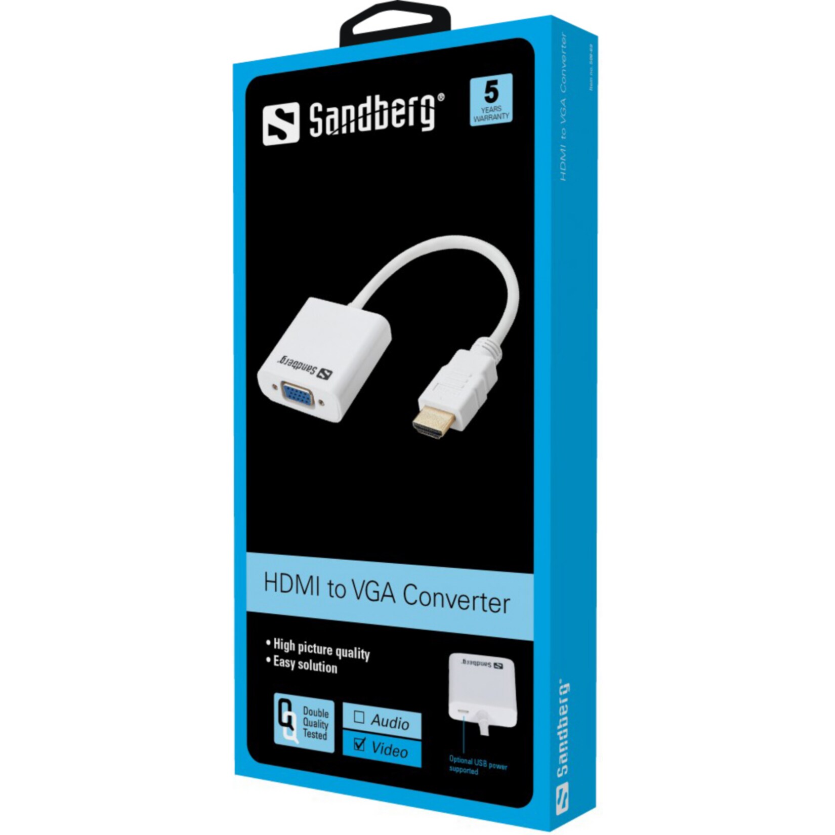 SANDBERG HDMI-zu-VGA-Konverter