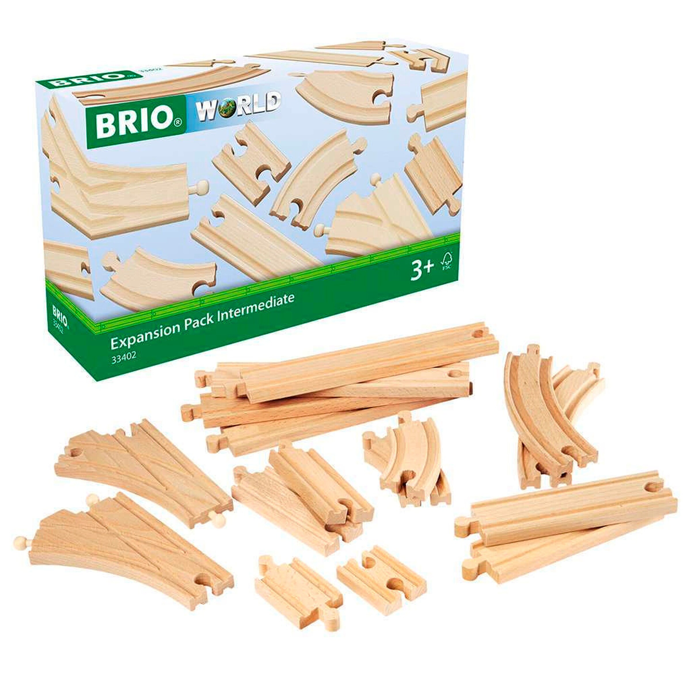 BRIO Mittleres Schienensortiment