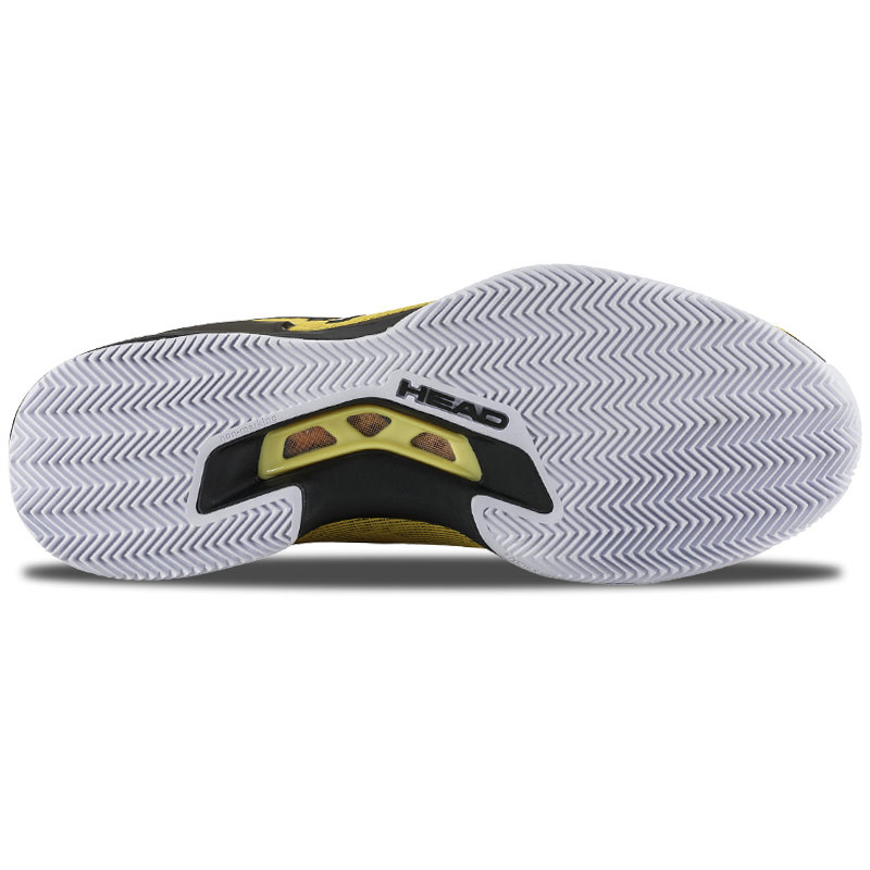 Head Sprint Pro 3.5 Clay jaune et noir spéciale terre battue
