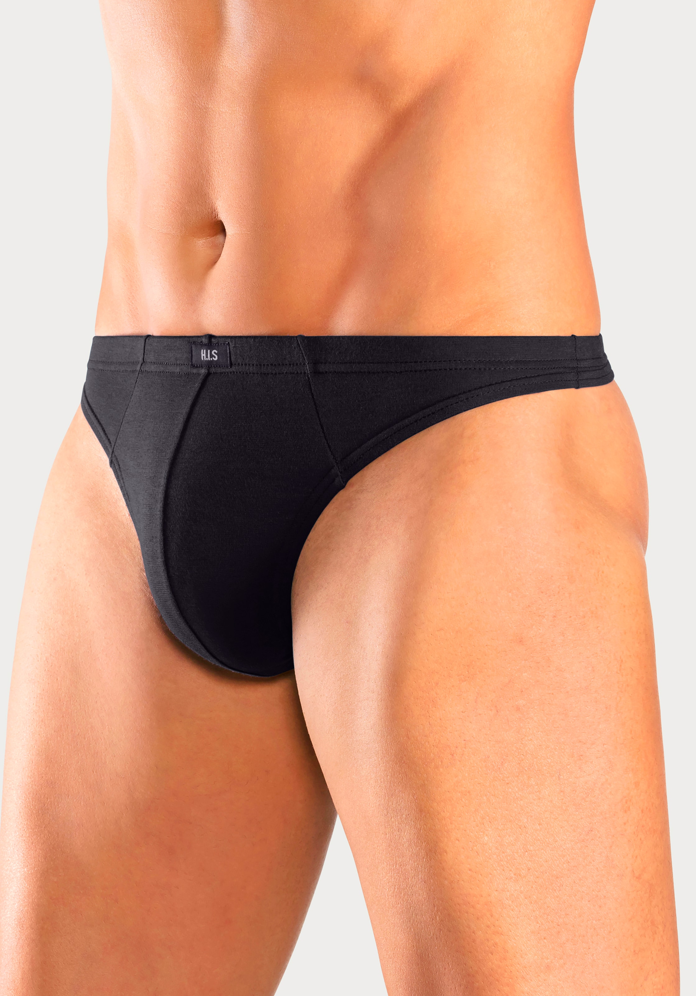 H.I.S String »Herren Unterhose«, 5 Stk. in Baumwollstretch-Qualität