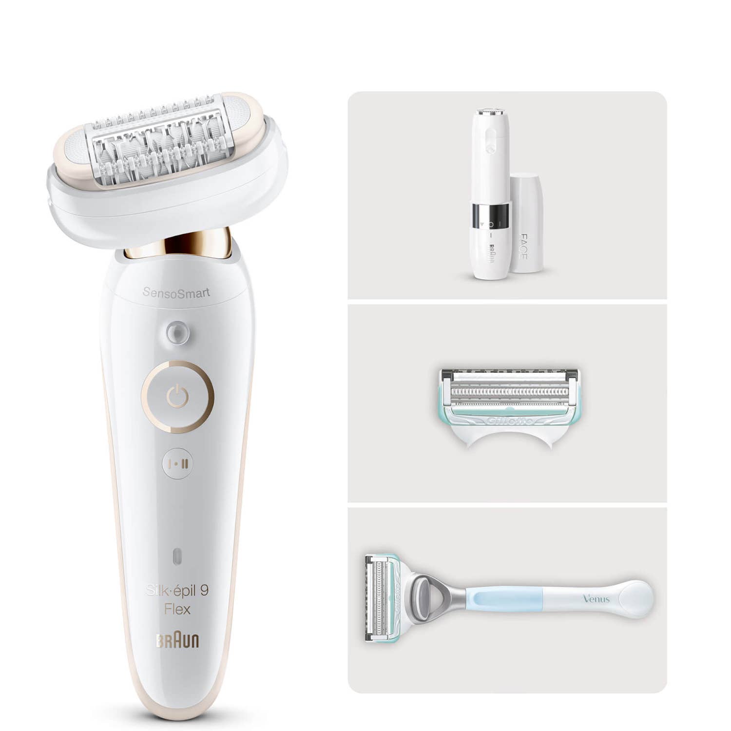 Braun Silk-épil 9 Flex 9-004 – Epilierer mit flexiblem Kopf zur einfacheren Haarentfernung
