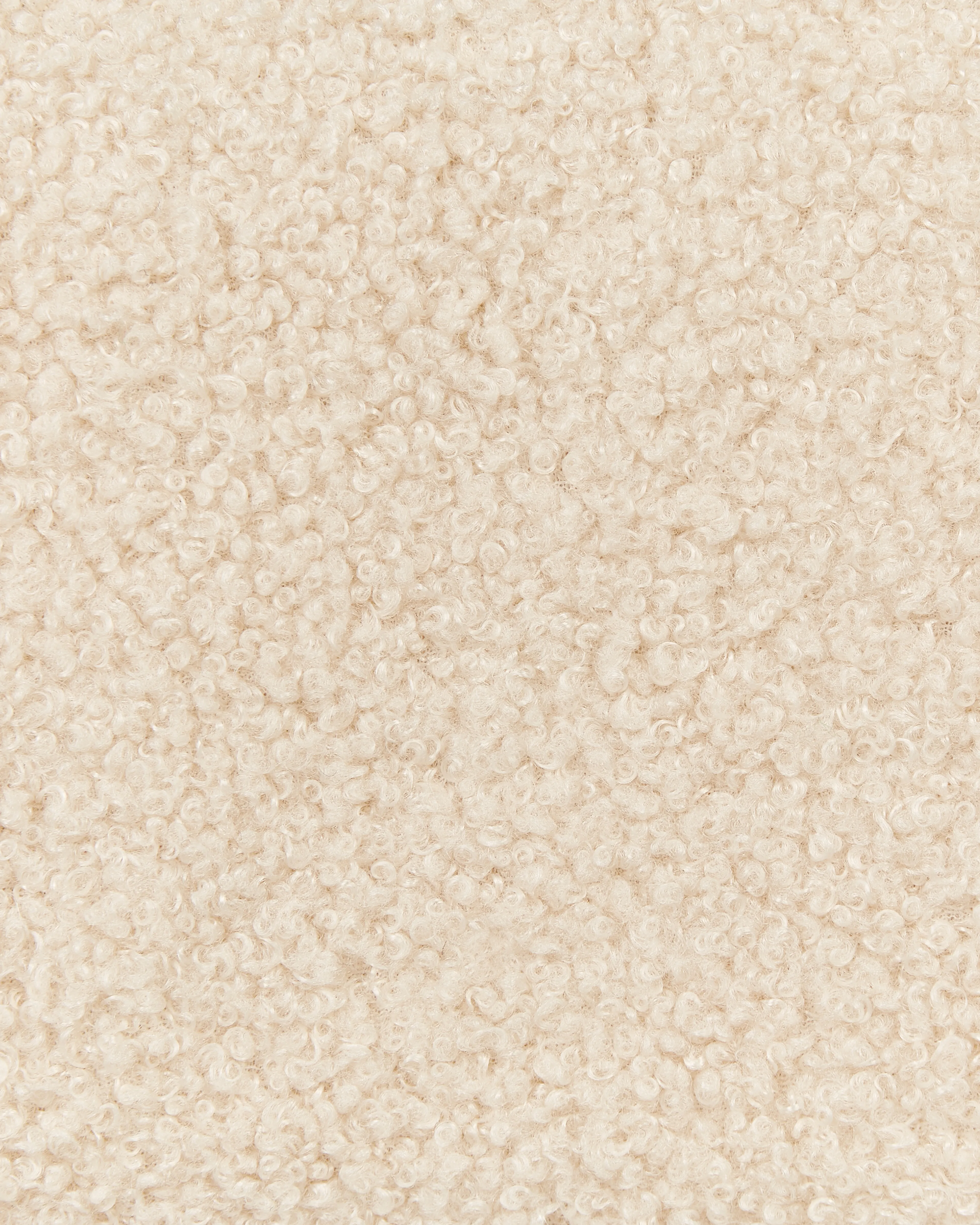 Set van 2 eetkamerstoelen ALLISON Bouclé Lichtbeige
