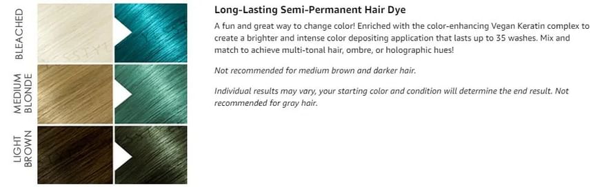 Punky Colour - Semi-permanente conditionerende haarkleur turquoise