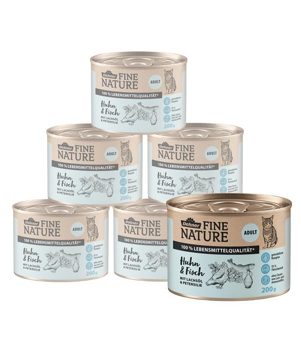 Dehner Fine Nature Nassfutter für Katzen