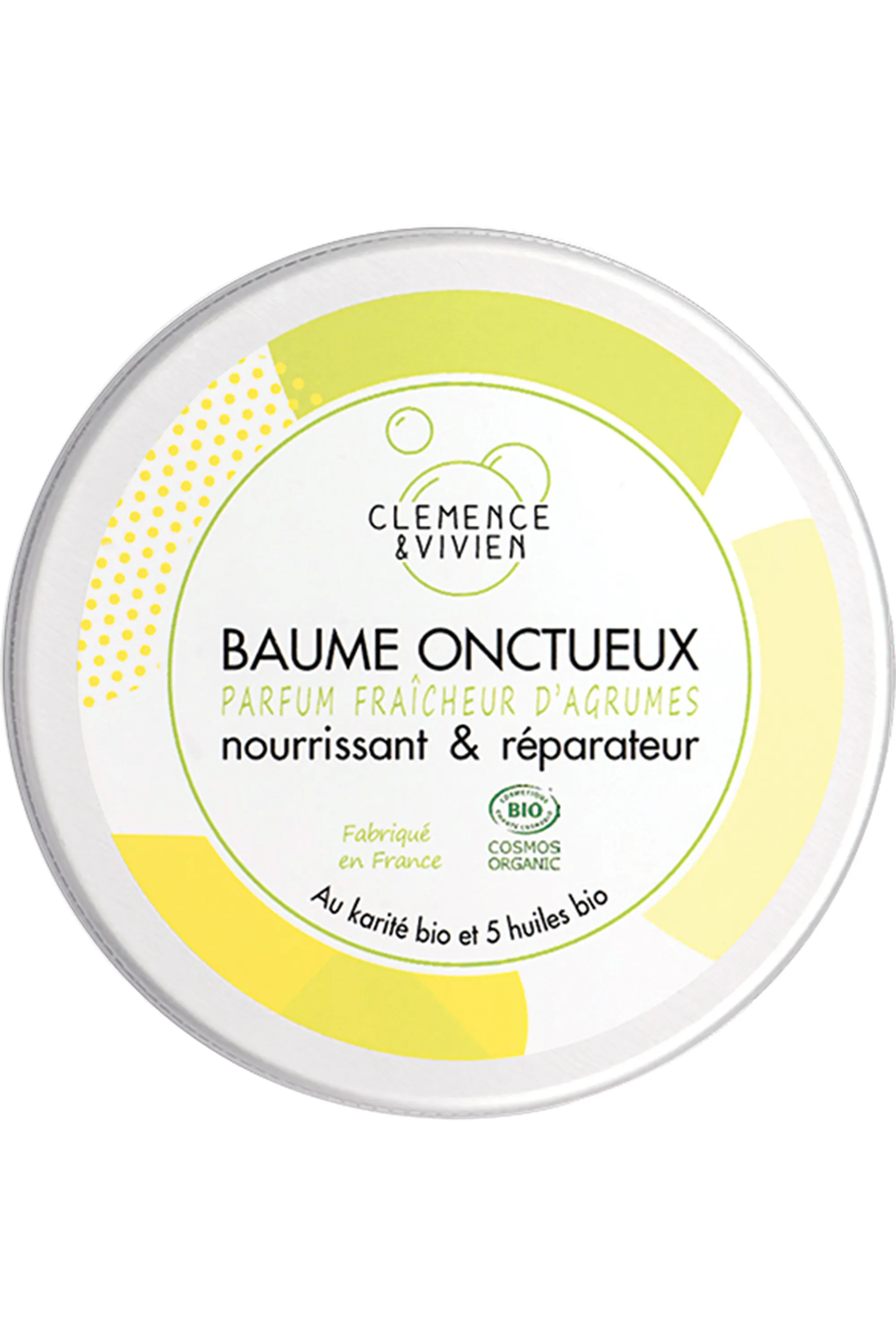 Clémence et Vivien Baume onctueux fraîcheur d’agrume-150 ml