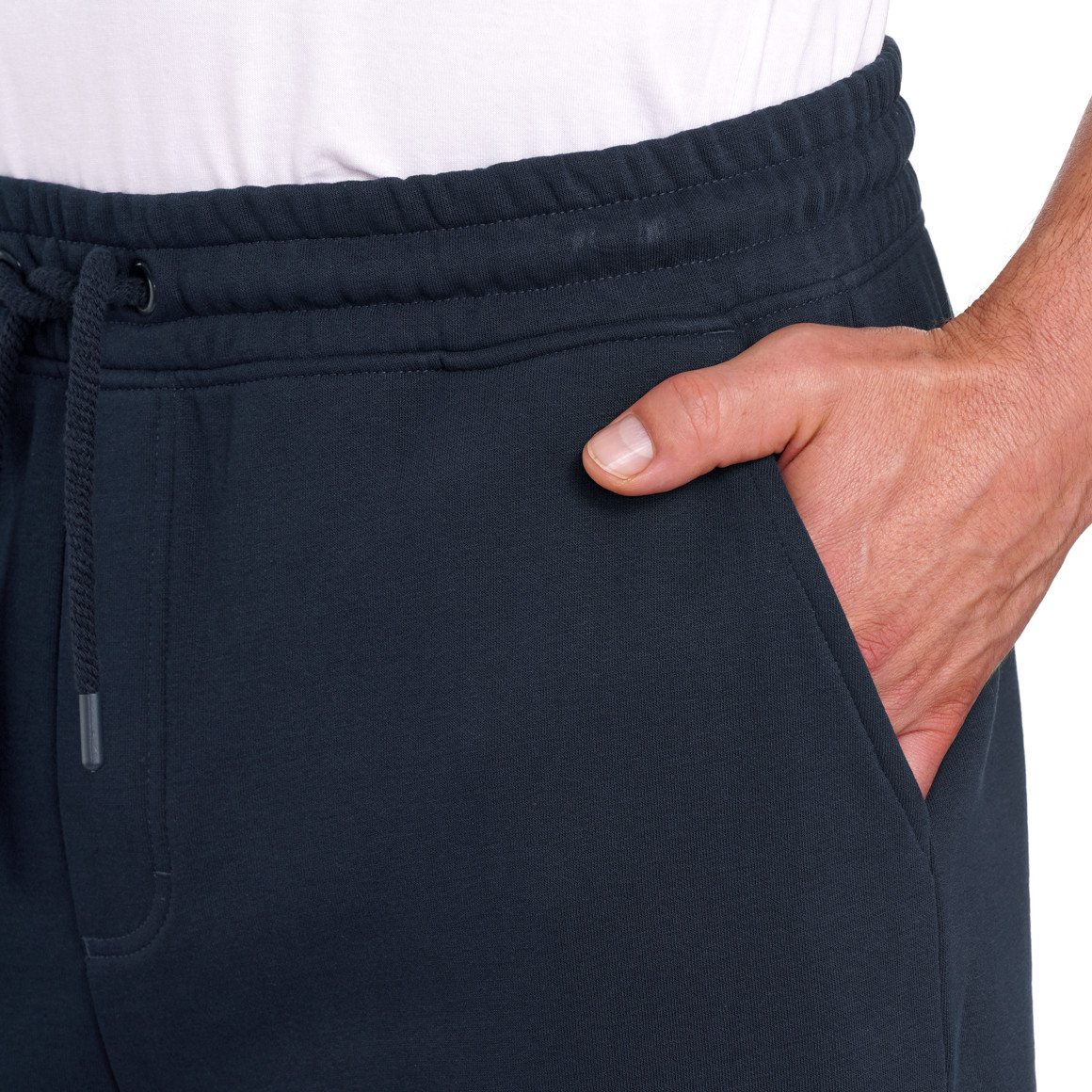 VanVaan Herren Jogginghose in Unifarben dunkelblau