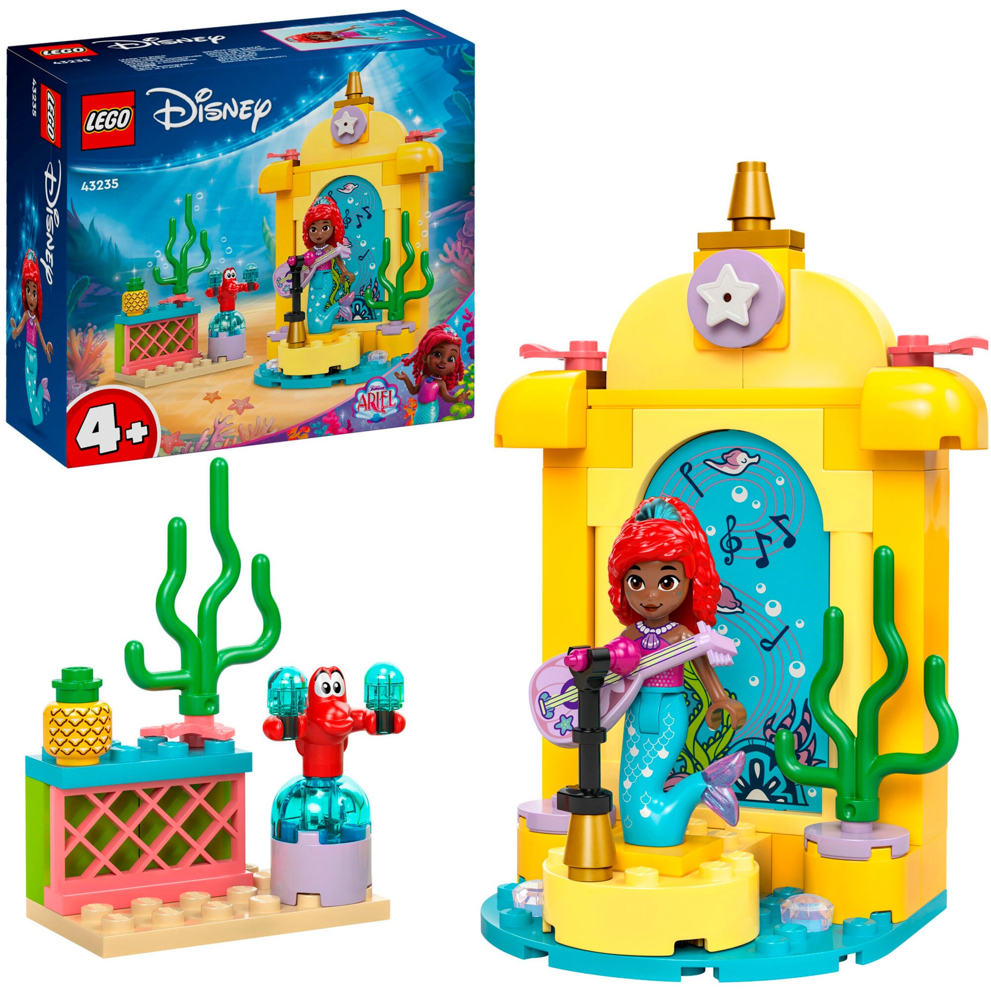LEGO Konstruktionsspielzeug Disney Princess Arielles Musikbühne