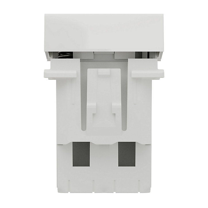 Mécanisme poussoir lumineux 1 module Schneider Electric Unica Pro blanc