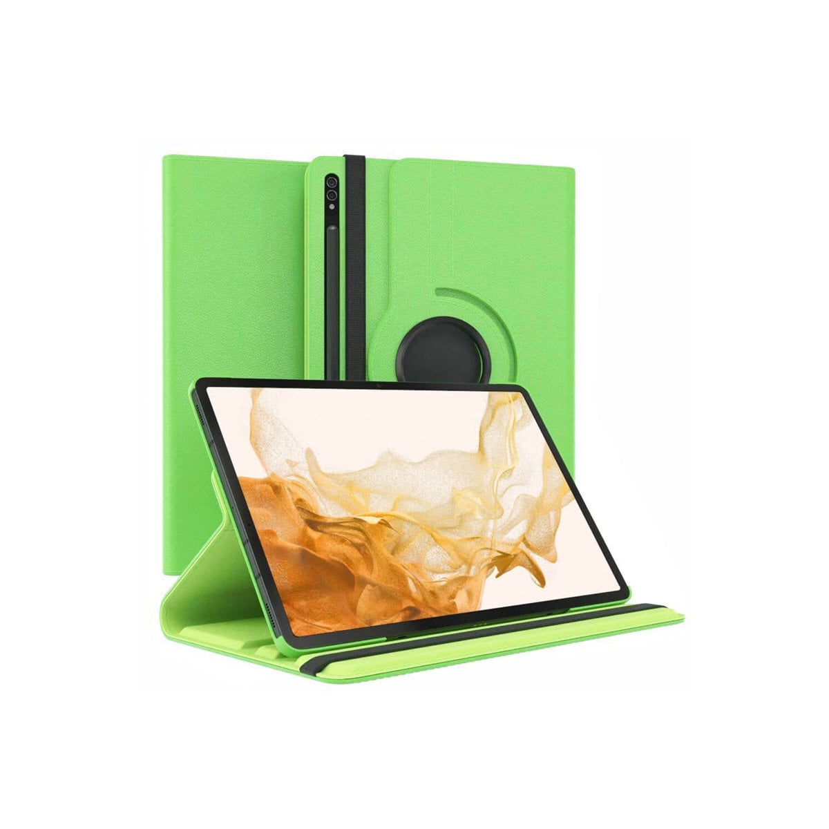 360° roterbar deksel Samsung Galaxy Tab S8 11.0 - Grønn