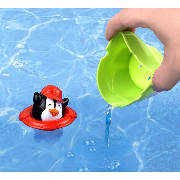 Bateau de bain et capitaine